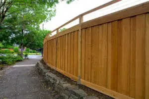 backyard fence ideas from a previously installed fence from Northwest Cedar Fence Company