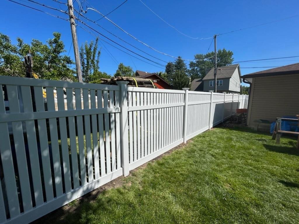 Spaced Vinyl Fence