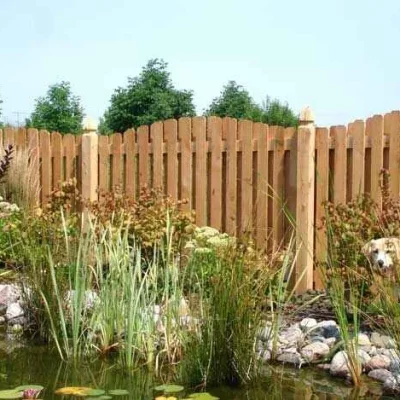 wood solid fence