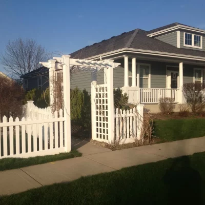 vinyl fence arch