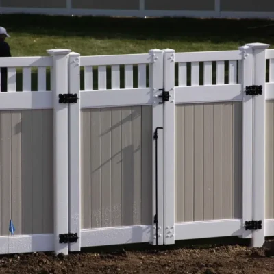 vinyl fence gate