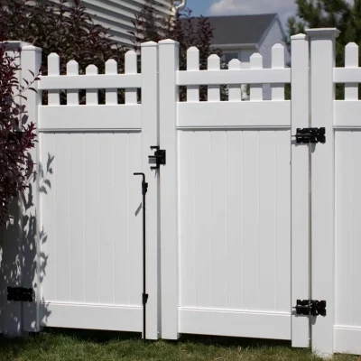 vinyl fence gate