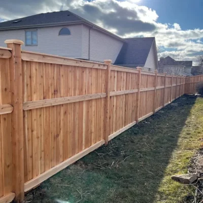 cedar fence built from northwest cedar fence