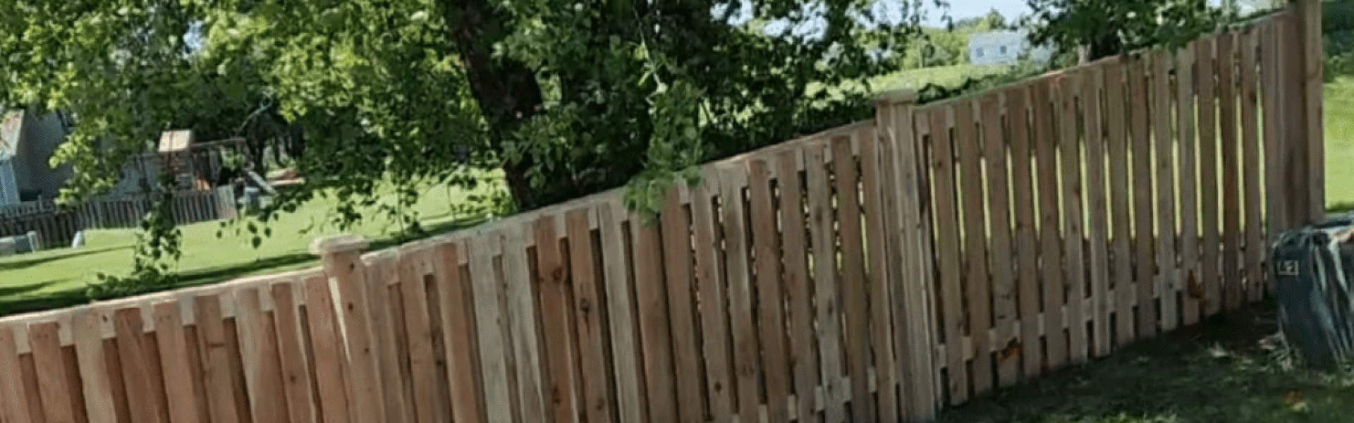 Fence on a Slope