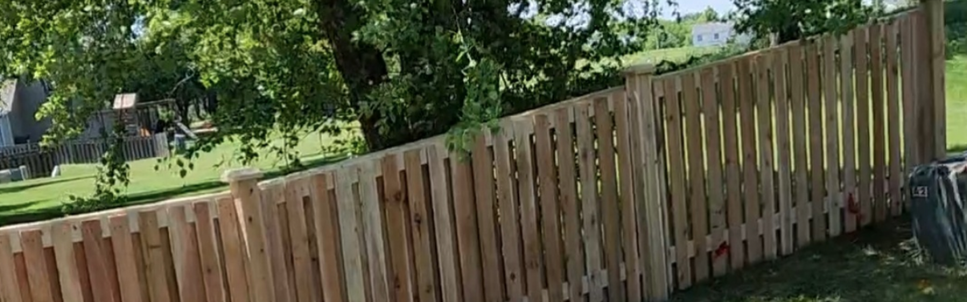 Fence on a Slope